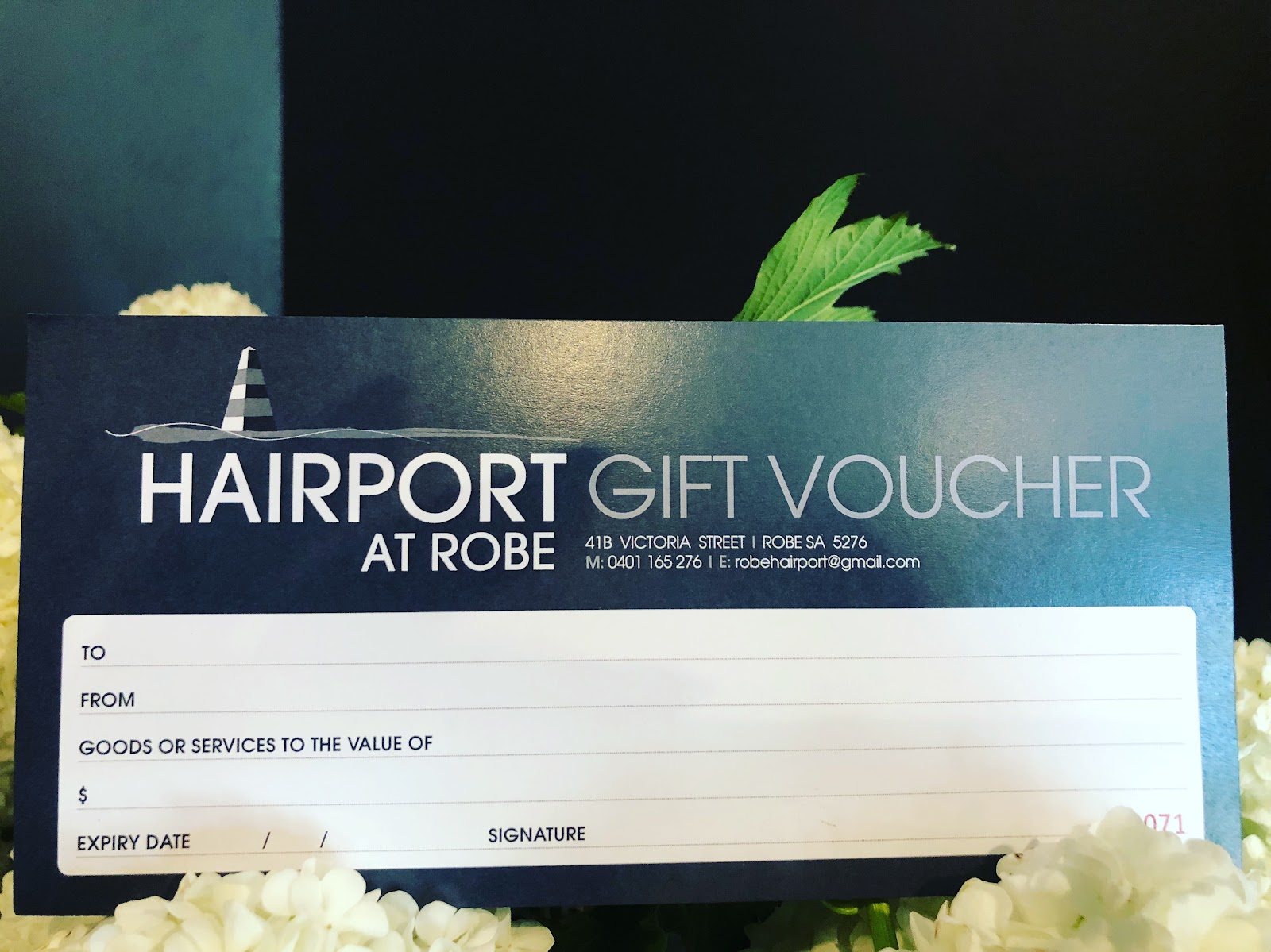 A Hairport At Robe gift voucher